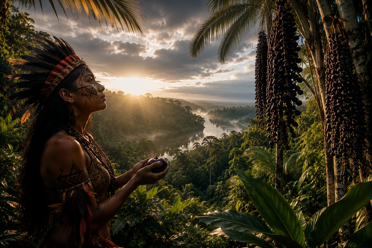 Amazónia ao amanhecer